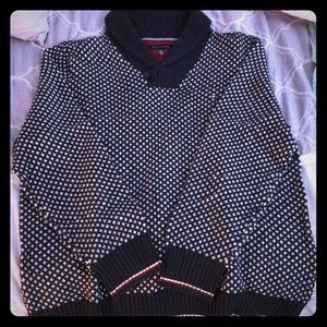 Shawl collar men’s sweater